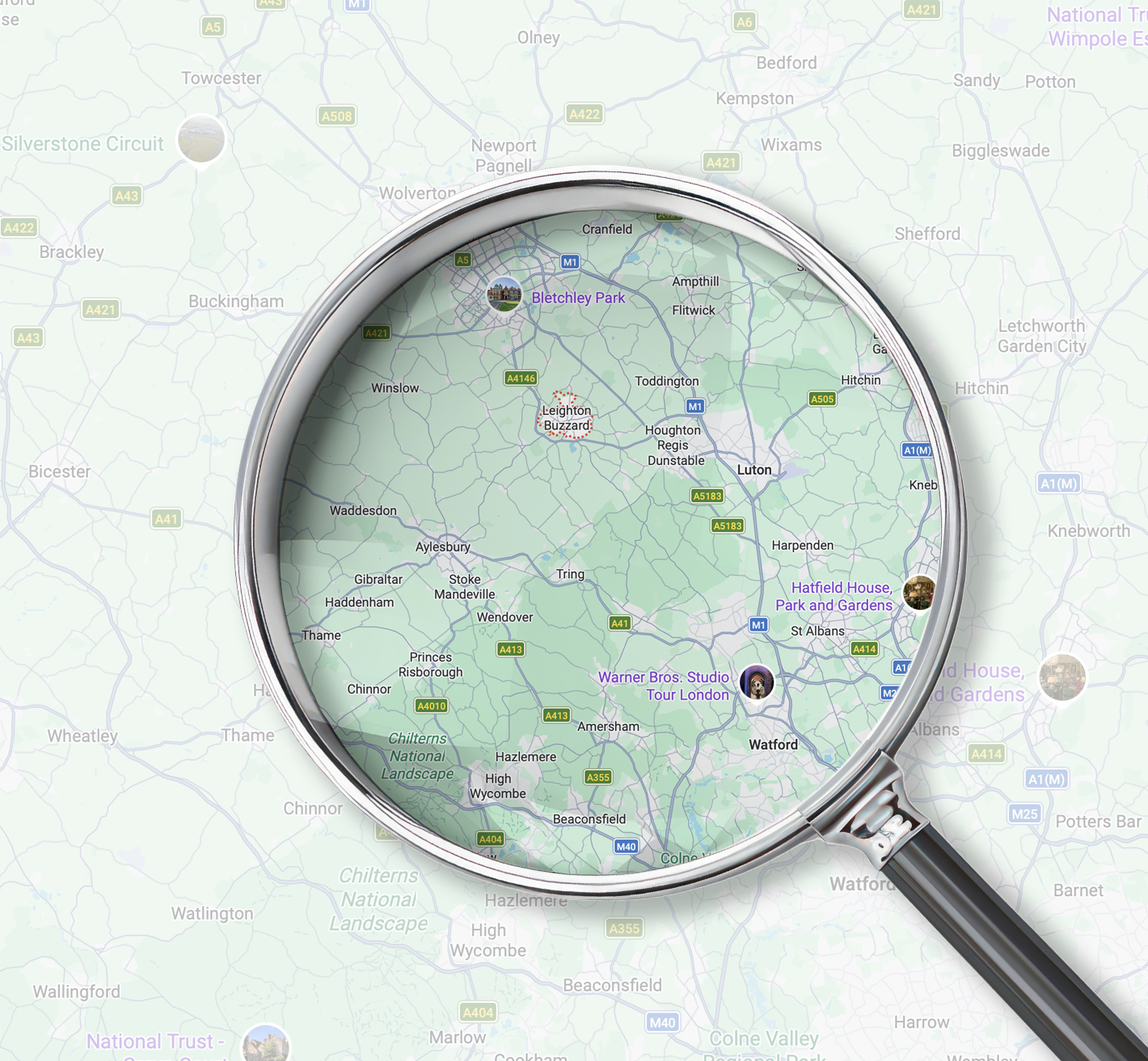 map of areas we cover
